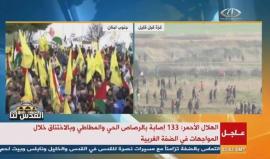 #مباشر مواجهات مستمرة مع الاحتلال الاسرائيلي على حدود قطاع غزة نصرة للقدس ومظاهرات مناطق أخرى