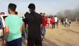 المواجهات في شرق مدينة غزة