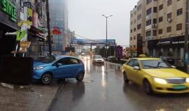 الأجواء في مدينة رام الله الفلسطينية في هذه اللحظات