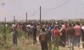 #عاجل حشودات ضخمة تتجه نحو السياج الفاصل الشرقي في كافة مناطق قطاع غزة