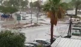 أجواء ماطرة في مدينة "أم الرشراش" جنوب فلسطين المحتلة