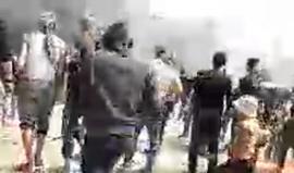 اقتحام السلك وإزالته
جمعة حرق العلم من الحدود الشرقية لمدينة غزة