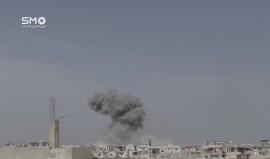 سوريا - درعا : الطيران الحربي يشن عدة غارات جوية على أحياء درعا البلد