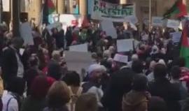 #شاهد | مظاهرة في هذه اللحظات بمدينة ملبورن الاسترالية نصرة للقدس والمسجد الأقصى المبارك .