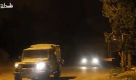#شاهد قوات الاحتلال تقتحم فجر اليوم مدينة نابلس بالضفة المحتلة