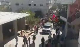 #عاجل .. بدء تشييع جثمان الشهيدة الطفلة لمى مروان موسى (٤ أعوام) في بلدة الخضر جنوب بيت لحم والتي ارتقت بالأمس اثر دهسها من قبل مستوطن صهيوني .