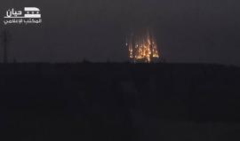 #شاهد .. قوات النظام الروسي تستهدف بلدة حيان في ريف #حلب بالصواريخ الفراغية والقنابل الفوسفورية فجر اليوم الجمعة .
