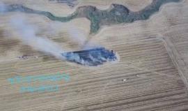 مشاهد جوية.. طائرات #غزة الحارقة تزحف نحو الأراضي المحتلة