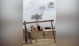 #شاهد  قصف طائرات الاحتلال لموقع للمقاومة شمال غرب بيت لاهيا شمال قطاع غزة قبل قليل.