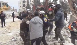 #شاهد | عشرات الشهداء والجرحى جراء القصف على الاحياء السكنية في مدينة #إدلب