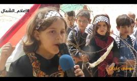 #شاهد أطفال شعراء في مخيم العودة شرق جباليا شمال القطاع . 
#مسيرة_العودة_الكبرى