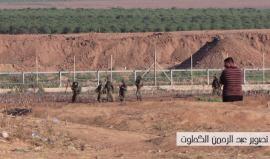 #شاهد استنفار لجنود الاحتلال تزامنا مع اطلاق نار بشكل مباشر تجاه المتظاهرين على الشريط الحدودي شرق غزة 
تصوير عبد الرحمن الكحلوت