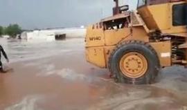 الأمطار تُغرق خيام النازحين والمهجرين شمالي #سوريا