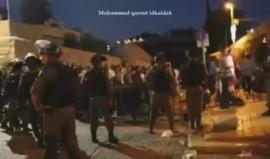 #شاهد بلطجة جنود الاحتلال على بوابات المسجد الأقصى ومنع المصلين من دخوله والاعتداء عليهم 

تصوير:محمد قاروط ادكيدك