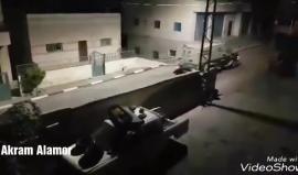 #فيديو جانب من اقتحام قوات الاحتلال بلدة تقوع في بيت لحم
