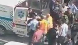 #فيديو إصابة مواطن بجروح إثر تعرضه للطعن خلال شجار داخل محكمة صلح وبداية جنين