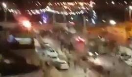 #شاهد احراق جيب لشرطة الاحتلال وإصابة جندي بعد تعرضه للرشق بالحجارة في بلدة كفر قاسم بالداخل المحتل