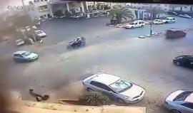 #شاهد
حادث السير المروع الذي وقع في بيتونيا غرب رام الله والذي أدى إلى إصابة 2 من أفراد شرطه المرور .