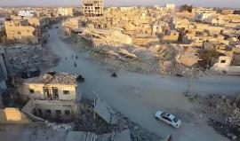 #شاهد تصوير جوي لمدينة الباب في ريف حلب الشرقي مع عودة مظاهر الحياة إلى المدينة.
تصوير: زين الرفاعي