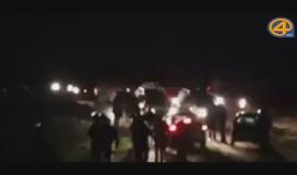 اللحظات الأولى بعد عملية الدهس التي نفذه الشهيد يعقوب أبو القيعان في أم الحيران بالنقب فجر اليوم.