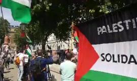 مباشر
مظاهرة امام مقر الحكومه البريطانية احتجاجا على زيارة نتنياهو الى لندن