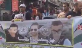 #شاهد .. وقفة تضامنية مع الأسرى المضربين عن الطعام في بيت لحم.