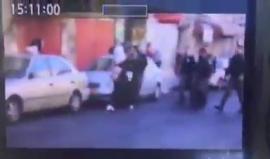 #شاهد اعتداء قوات الاحتلال على المواطنين صباح اليوم بالقرب من باب الساهرة بالقدس المحتلة