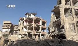 #سوريا: دمار جراء القصف الجوي على #دوما بريف #دمشق