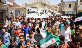 "بالروح بالدم نفديك يا أقصى".. هتافات سوريين خرجوا دعما للأقصى والقدس وتأكيدا على استمرار الثورة 
الأتارب - ريف #حلب الغربي
تصوير يحيي الرجو