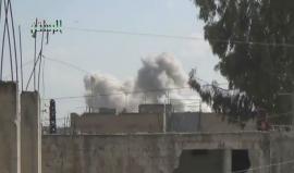 ضحايا جراء قصف قوات النظام على مدينة الرستن بريف #حمص الشمالي