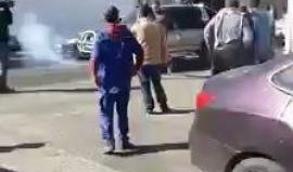 جانب من تشييع جثمان الشهيد محمود العطل أحد عناصر كتائب #القسام في غزة قبل قليل، والذي استشهد إثر قصف الاحتلال فجر اليوم وسط غزة.