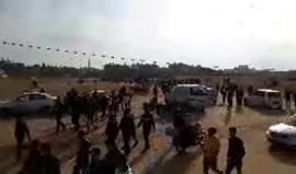 #مباشر استمرار توافد العشرات إلى الحدود الشرقية لمدينة خانيونس