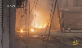 لا تزال #حلب تعاني من محرقة حقيقية بسبب القصف العنيف ..
 السوريون بالخارج يتألمون على ما يحصل ويحاولون إيصال صوتهم من خلال الوقفات الاحتجاجية والدعاء بحقن دماء أهالي حلب
تقرير: أحمد عبد الرحمن