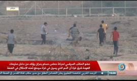 #شاهد إصابة شاب قبل قليل برصاص قوات الاحتلال شرق مدينة غزة