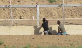 مشاهد من #جمعة_الوفاء_للجرحى ضمن مسيرة العودة في غزة