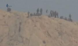 مشاهد تظهر تجمع قوات #النظام_السوري تمهيدا لاقتحام قرى #وادي_بردى بريف #دمشق