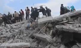 ضحايا جراء قصف الطائرات الروسية على بلدة الدانا بريف #إدلب