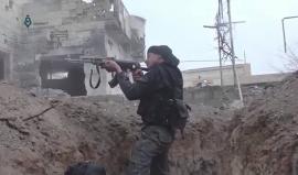 ريف دمشق- إشتباكات بين قوات المعارضة والنظام على جبهة مزارع حوش نصري