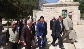وزير خارجية المغرب في #المسجد_الأقصى