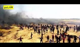 #شاهد 
#فيديو مشاهد من المواجهات واقتحام السلك الحدودي شرق المحافظة الوسطى 

#أنا_راجع