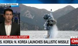 #شاهد فشل تجربة بإطلاق صاروخ بالستي من غواصة في كوريا الشمالية