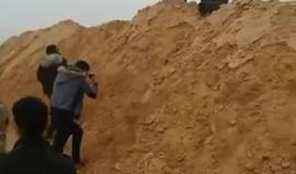 فيديو من المواجهات مع الاحتلال على حدود رفح جنوب قطاع غزة