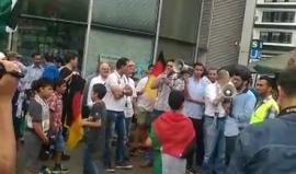#شاهد #مباشر مظاهرة في مدينة فرانكفورت الألمانية تضامنا مع المسجد الأقصى والقدس #إلا_الأقصى