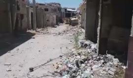 #شاهد حجم الدمار الناجم عن القصف المتكرر بالصواريخ والبراميل المتفجرة على منازل المدنيين في مخيم درعا للاجئين الفلسطينيين بسوريا