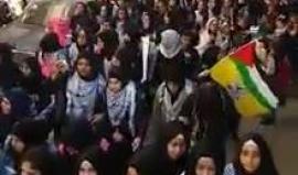 #شاهد الاف الطلبة يتظاهرون في مخيم عين الحلوة نصرة للقدس