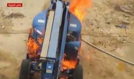 بالفيديو: أحرقوا معدات وأبراج اسرائيلية شرق غزة.. وعادوا بسلام