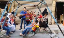 "هي حلب ها ها هي حلب ها ها".. هتافات أطفال #حلب في احتفالاتهم بعيد الأضحى المبارك 
تصوير: أحمد حشيشو