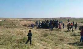 #مباشر توافد المتظاهرون شرق غزة ضمن فعاليات العودة لليوم الثاني على التوالي
تصوير عبد الرحمن الكحلوت