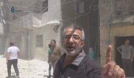 آثار القصف بالألغام البحرية على المشهد في #حلب