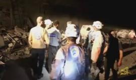 عشرات الشهداء والجرحى وعائلات بأكملها تحت الأنقاض بمجزرة جديدة بحي #القاطرجي في #حلب